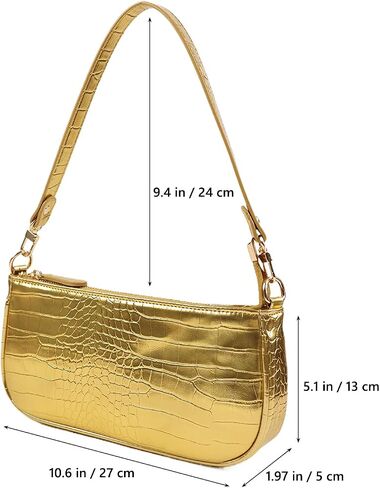 Barabum Retro Classic Clutch Shoulder Tote HandBag with Zipper Closure Purse for Women in Saudi Arabia