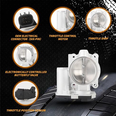 Electronic Throttle Body Assembly Fit for Chrysler Aspen Dodge Durango Ram 1500 2500 3500 2011-2012 5.7L V8, Replace Part # S20042 TB1055 in Kuwait