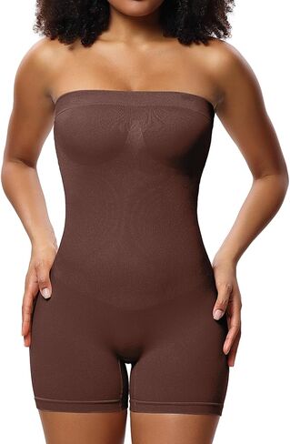 Narecte Women's Shapewear Bodysuit Tummy Control Butt Lifting Body Shaper Strapless Shapewear Corset Seamless Shapewear in Saudi Arabia