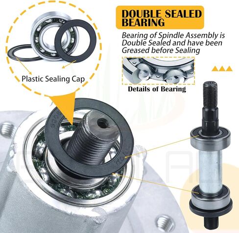 Pre-Greased GY21099 Spindle Assembly Replaces GY21099 Spindle kit Spindle Assembly GY21099 for D170 Spindle, 190C E180 G110 LA150 LA175 S180 100 Series Tractor in Kuwait