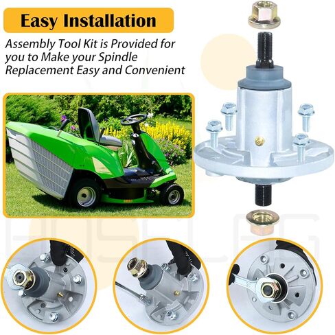 Pre-Greased GY21099 Spindle Assembly Replaces GY21099 Spindle kit Spindle Assembly GY21099 for D170 Spindle, 190C E180 G110 LA150 LA175 S180 100 Series Tractor in Kuwait