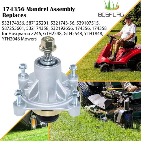 مسبقًا 587125201 يحل المغزل محل Husqvarna 587125201 Assembly Assembly Husqvarna 539107515 Husqvarna 532174358 ، 532174356 ، 174356 ، 174358 for husqvarna Z246 Rz463 Rz46i Rz46i in Kuwait