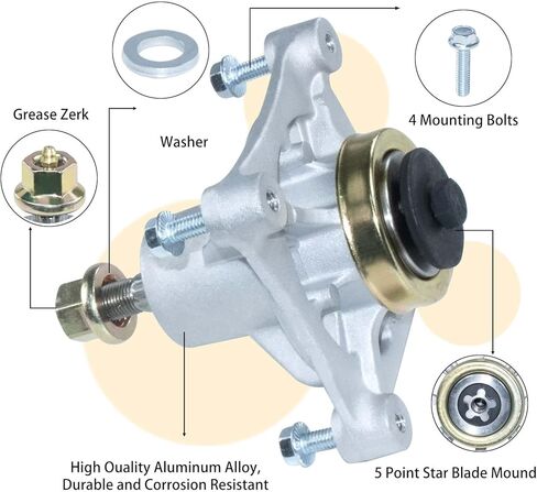 مسبقًا 587125201 يحل المغزل محل Husqvarna 587125201 Assembly Assembly Husqvarna 539107515 Husqvarna 532174358 ، 532174356 ، 174356 ، 174358 for husqvarna Z246 Rz463 Rz46i Rz46i in Kuwait