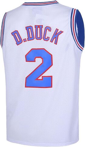#2 D Duck Basketball Jersey for Men Movie Couples Halloween Costume in Saudi Arabia