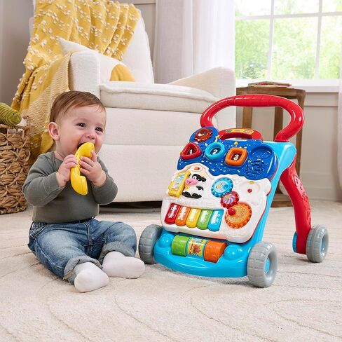 VTech Sit-to-Stand Learning Walker (Frustration Free Packaging), Blue in Kuwait