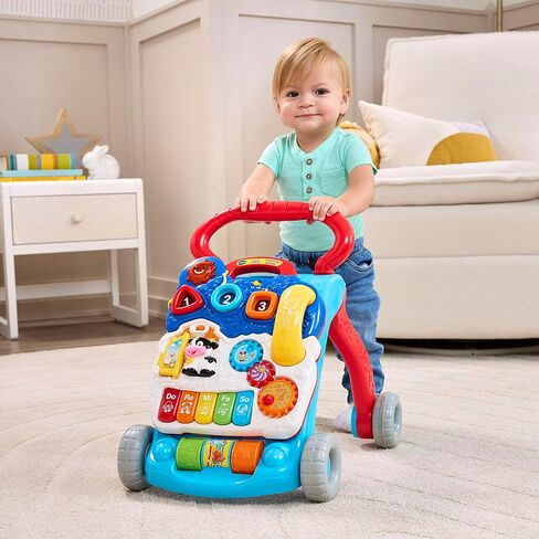 VTech Sit-to-Stand Learning Walker (Frustration Free Packaging), Blue in Kuwait