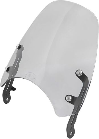 Motorcycle Windshield Deflector with Bracket Double Bubble Windscreen Fit for Triumph Bonneville T100 T120 2016-2024 Wind Shield Screen Visor Flyscreen, Black in Kuwait