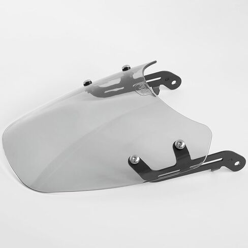 Motorcycle Windshield Deflector with Bracket Double Bubble Windscreen Fit for Triumph Bonneville T100 T120 2016-2024 Wind Shield Screen Visor Flyscreen, Black in Kuwait