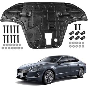 Splash Guard Shield Case Guard Compatible with Hyundai Sonata 2020 2021 2022 2023 Engine Guard Mud Flaps