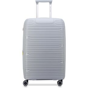 DELSEY Paris Dune Hardside Expandable Luggage with Spinner Wheels, Navy Blue, Checked-Large 29 Inch in Kuwait