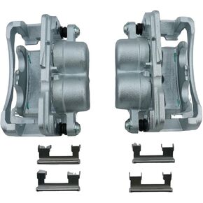 الفرجار الفرامل 2PCS الأمامية مع قوسين 18-B4728 18-B4729 لـ Cadillac 2002 2003 2004 2005 2006 Chevrolet GMC 1999 2000 2001 2002 2004 2005 2006 2007 2007 2007 2007