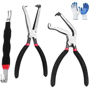 Electrical Connector Disconnect Pliers for Cars,3Pcs Electrical Connector Separator,Automotive Electrical Plug Connector Disconnect Tools for Push Tab Style Plugs