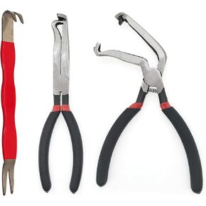 Automotive Electrical Connector Plier 60 Degree Electrical Disconnect Pliers Electrical Connector Separator 3PCS Set For Automotive Electrical Wiring and Electrical Plug Disconnect