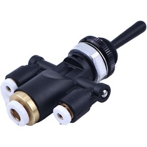 Air Brake Toggle Control Valve 1/4 Compatible with Peterbilt 379 Fits Kenworth Truck Replace 8180007000 818-0007-000