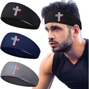 3 PCS Sport Haptonds for Men Women Womening Colling Bands Bands Beadbands Men Beyndbands Running