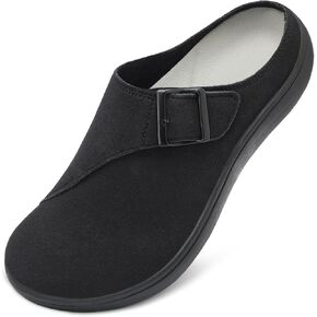 LeIsfIt Womens Wide Clogs Adjustable Diabetic Mules Slip on Clog Slippers for Swollen Edema Feet Wide Width Mules Potato Shoes