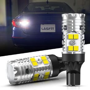 LASFIT 921 LED Reverse Backup Light Bulbs Fit for 2008-2022 Honda Accord, 6000K Cool White Super Bright OEM 912 W16W Replacement, 2 pcs