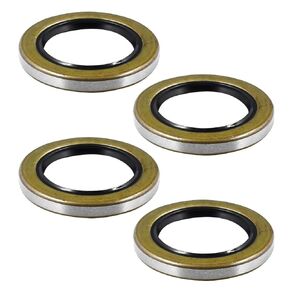 4 حزمة 010-036-00 معرف ختم الشحوم المزدوج الشفاه 2.250 "X OD 3.376" متوافق مع محور Dexter Texcom يحل محله محاور Dexter Texcom 01003600