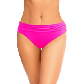 Zmart Women Full Coverage Ruched Bikini Bottoms Tummy Control Swim Bottoms Scrunch Ruffle Bathing Suit Bottom