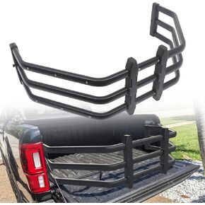 موسع سرير الشاحنة مناسب لفورد F150 2015-2025 & Toyota Tundra 2007-2025 و Nissan Titan 2016-2024 ملحقات موسعي البابينات الألومنيوم ملحقات الباب ، الحفر المطلوبة ، موسع السرير