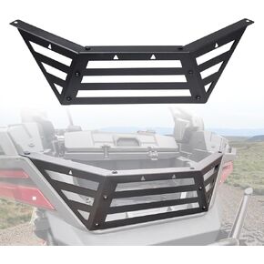 Bed Enclosure Tailgate Compatible with 2022-2024 Polaris RZR PRO R/PRO R 4 Heavy Duty Steel Rear Cargo Bed Extender Tailgate Bed Enclosure Rack Accessories