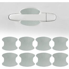 4PCS Car Door Handle Cup Scratch Protector, Car Door Handle Sticker, Scratch Auto Door Protective Film, Car Accessories Car Door Handle Protective Films Universal for Cars (Purple, 4PCS)