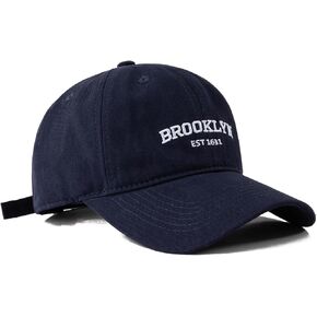 Vintage Baseball Cap, Unisex Soft Unstructured Graphic Embroidered Baseball Hat Fits Big Head