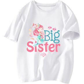 Big Sister Shirt Toddler Shirts Promoted to Big Sister Announcement Big Sis Tees Little Kids Top 2-7T