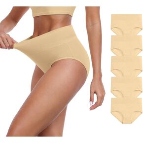 Iwollence Womens Cotton Postpartum infpartum inferear عالية الخصر سراويل التغطية الكاملة بالإضافة إلى الحجم والمنتظم