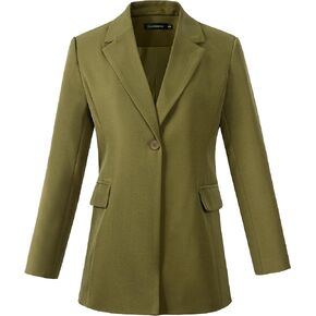 Beninos Womens Long Sleeve Blazers الأعمال غير الرسمية صلبة خفيفة الوزن سترة السترة السترة