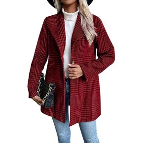 utcoco Womens 2025 Business Casual Blazers Long Sleeve Open Front Work Office Blazer Jacket