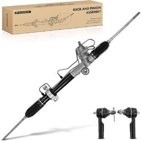 A-Premium Power Steering Rack and Pinion & Outer Tie Rod End Kit Compatible with Nissan Altima 2002-2006, Maxima 2004-2008, 3-PC Set