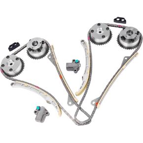 14 PCS Engine Timing Chain Kit w/Gear & Tensioner, Compatible with Kia Sedona Sorento Stinger, Hyundai Genesis Azera Palisade 2012-2022 3.3L 3.8L # 24321-3L100 24370-3CGA0 24350-3CGA