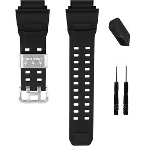 Resin Watch Band Compatible for Casio G-shock 10455201 GW9400 GW-9400 GW-9400BJ-1 GW-9400J-1 GW9200 GW-9200 GW9300 GW-9300 G9400 G-9400 Strap Replacement for men and women wirst watchband