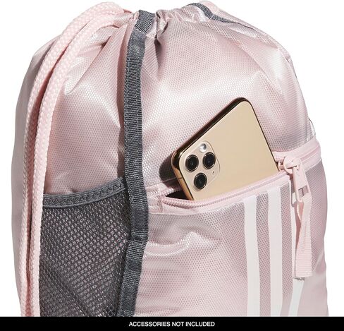 adidas Alliance Sackpack, Drawstring Backpack, Lightweight Small Gym Bag for Women and Men, Olive Strata Green/Black/Silver Metallic, One Size in Saudi Arabia