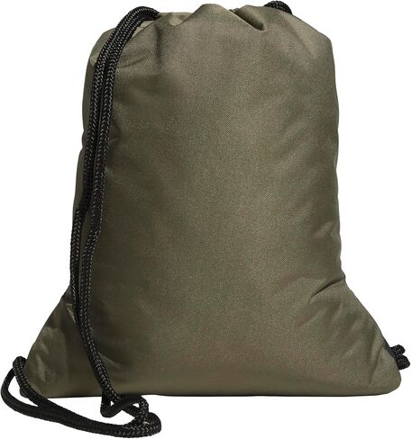 adidas Alliance Sackpack, Drawstring Backpack, Lightweight Small Gym Bag for Women and Men, Olive Strata Green/Black/Silver Metallic, One Size in Saudi Arabia