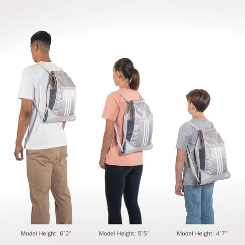 adidas Alliance Sackpack, Drawstring Backpack, Lightweight Small Gym Bag for Women and Men, Olive Strata Green/Black/Silver Metallic, One Size in Saudi Arabia
