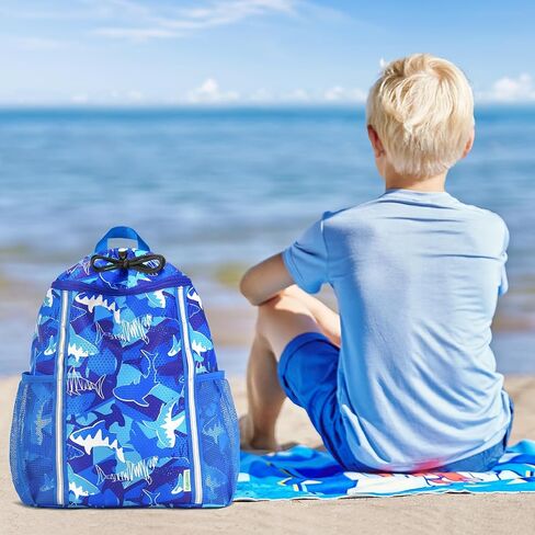Wawsam Kids Gym Mym الرباط حقيبة سقيفة ، حقيبة صالة رياضية Shark Sports للأطفال in Kuwait