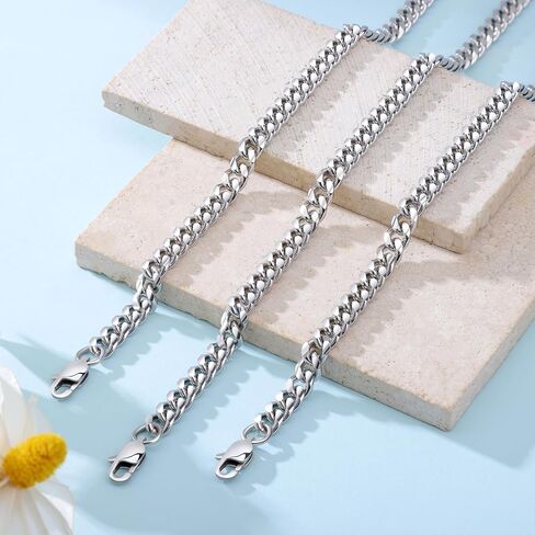 Joycuff Mens Cuban Link Chain Necklace for Boyfriend Gold Silver Steel Stainly Steel 6mm 10mm Hip Hop Anniversary Jewelry Jewely for Men in Kuwait
