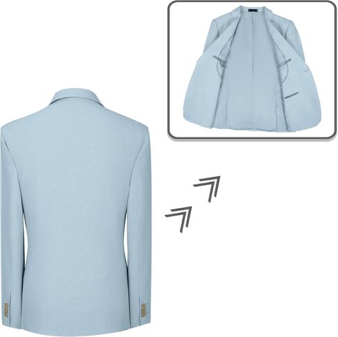 Mens Suit Slim Fit 2 Piece Suits for Men Formal Suit Jacket Pants Business Casual Suits Wedding Prom Tuxedos in Saudi Arabia