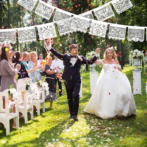 6 حزم 108 قدم فييستا ديكورات الحفلات، لافتات الحفلات المكسيكية، لافتات بابيل بيكادو، سينكو دي مايو، ديكورات ديا دي لوس مورتوس ديكور المكسيك، لافتة الهالوين، ديكورات حفلات أعياد الميلاد in Kuwait