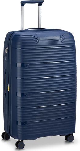 DELSEY Paris Dune Hardside Expandable Luggage with Spinner Wheels, Navy Blue, Checked-Large 29 Inch in Saudi Arabia