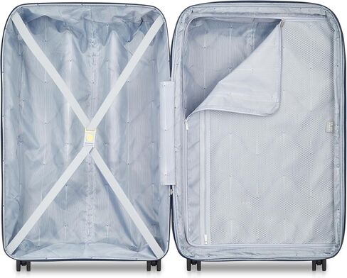 DELSEY Paris Dune Hardside Expandable Luggage with Spinner Wheels, Navy Blue, Checked-Large 29 Inch in Saudi Arabia