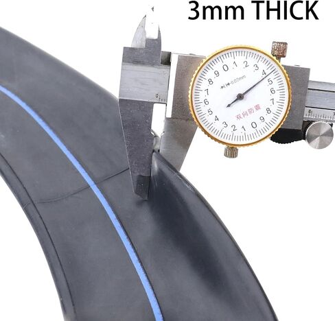2.25-17 2.50-17 2.25/2.50-17 Inner Tube Straight Valve Stem Heavy Duty Butyl Rubber Dirt Bike Motorcycle Replacement Inner Tubes for 70/100-17 Pit Bike Front/Rear Tire Tubes in Saudi Arabia