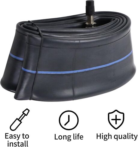 2.25-17 2.50-17 2.25/2.50-17 Inner Tube Straight Valve Stem Heavy Duty Butyl Rubber Dirt Bike Motorcycle Replacement Inner Tubes for 70/100-17 Pit Bike Front/Rear Tire Tubes in Saudi Arabia