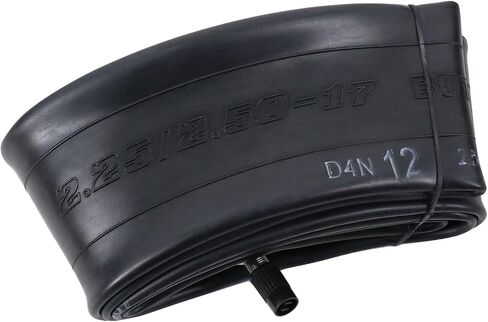 2.25-17 2.50-17 2.25/2.50-17 Inner Tube Straight Valve Stem Heavy Duty Butyl Rubber Dirt Bike Motorcycle Replacement Inner Tubes for 70/100-17 Pit Bike Front/Rear Tire Tubes in Saudi Arabia
