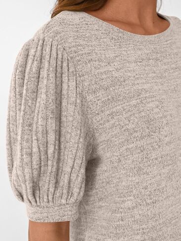 LILLUSORY Womens 2025 Summer Sweater Top Short Sleeve Blouses Dressy Casual Shirts Business Tops Cute Vacation Tunic in Saudi Arabia
