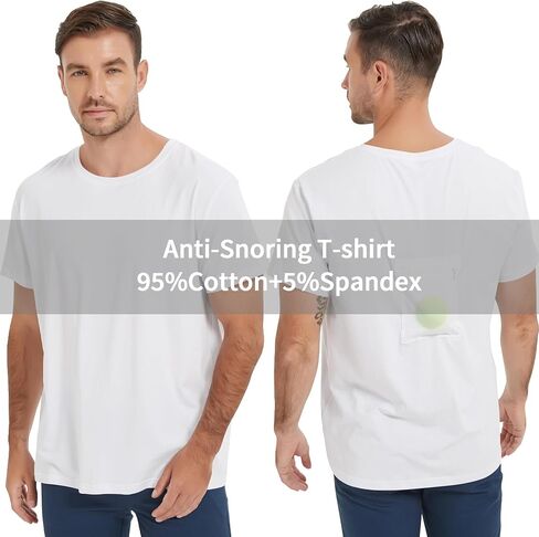 Sleep Apnea T-Shirt on Side Positional Therapy to Prevent Back Sleeping (White, XS) in Saudi Arabia