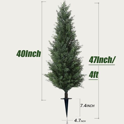 35 "Cypress Topiary Topiaries Topiaries للداخلية والخارجية المقاومة للأشعة فوق البنفسجية المصنفة مع ارتفاع. in Kuwait