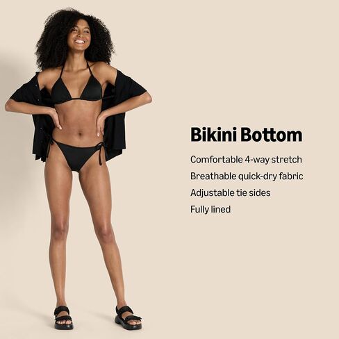 Amazon Essentials Women's Tie Side Bikini Bottom in Kuwait